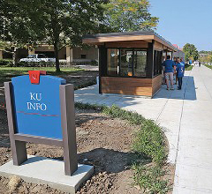 Kansas University Information Center & Bus Stop